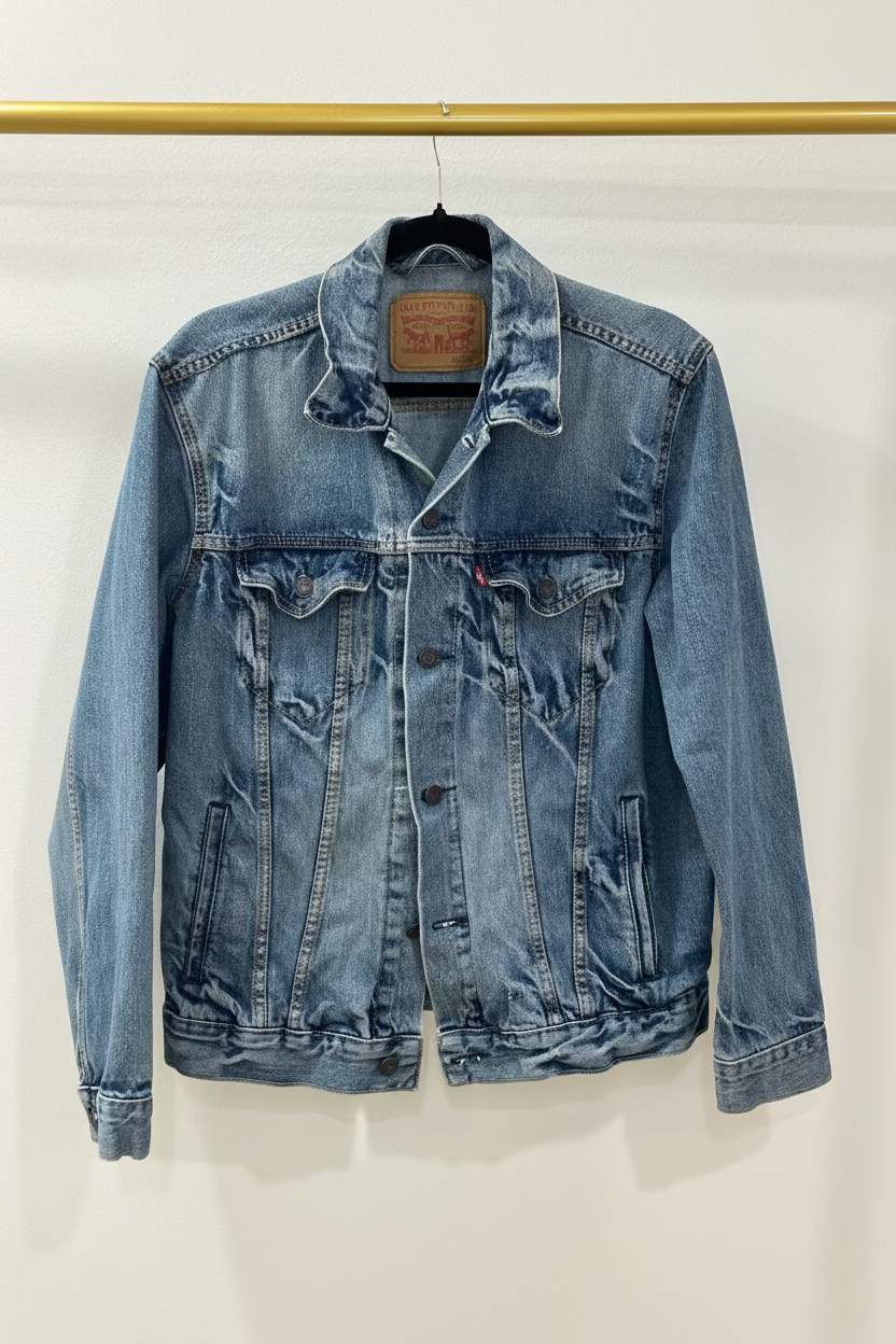 Vintage Levi's Type III Denim Trucker Jacket — 90s Archive, Size M