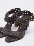 Salvatore Ferragamo Brown Sandal-EU 39 / US 9