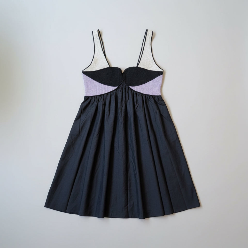 M Missoni Colorblock Silk Mini Dress