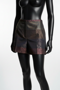 Iridescent Metallic Shorts — Editorial Studio
