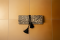 Vintage 70s Cheetah Print Jewelry Travel Roll