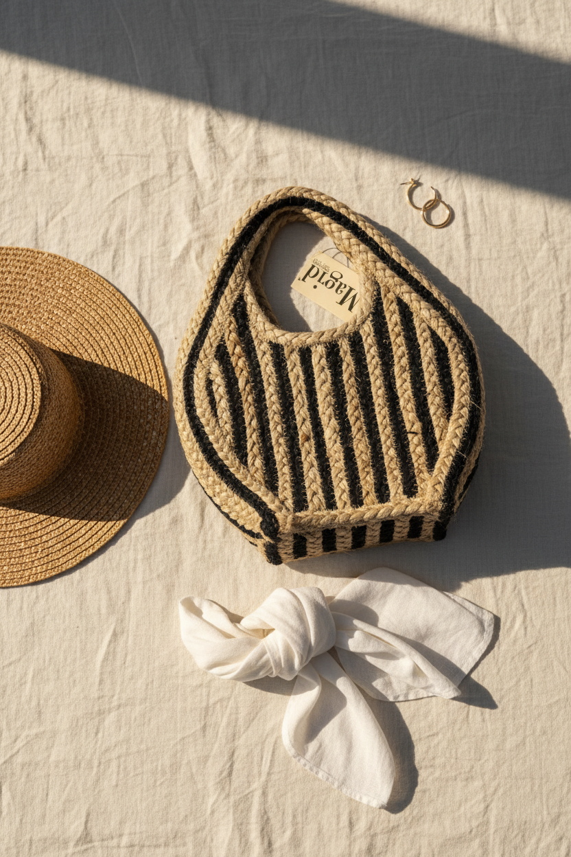 Magid Woven Straw Tote — Editorial